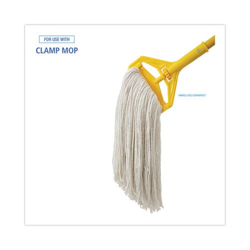 Boardwalk Premium Cut-end Wet Mop Heads Rayon 24oz White 12/carton - Janitorial & Sanitation - Boardwalk®