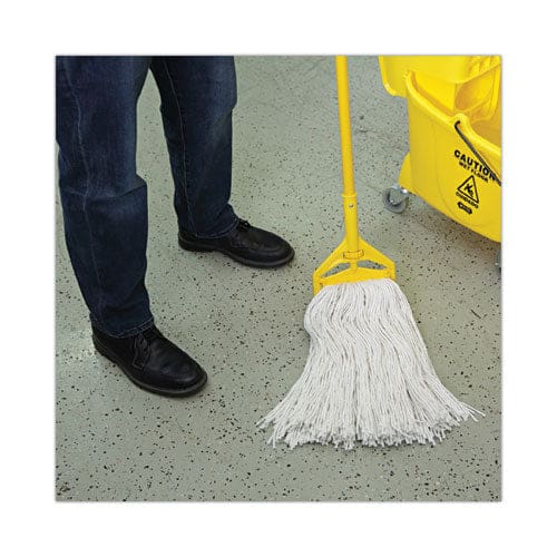 Boardwalk Premium Cut-end Wet Mop Heads Rayon 24oz White 12/carton - Janitorial & Sanitation - Boardwalk®