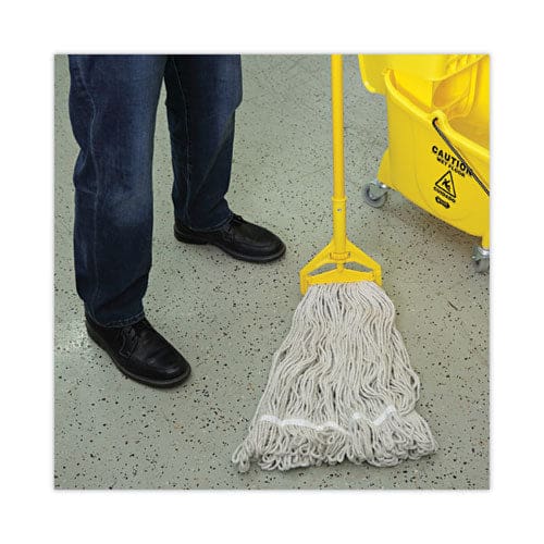 Boardwalk Pro Loop Web/tailband Wet Mop Head Cotton 24oz White - Janitorial & Sanitation - Boardwalk®