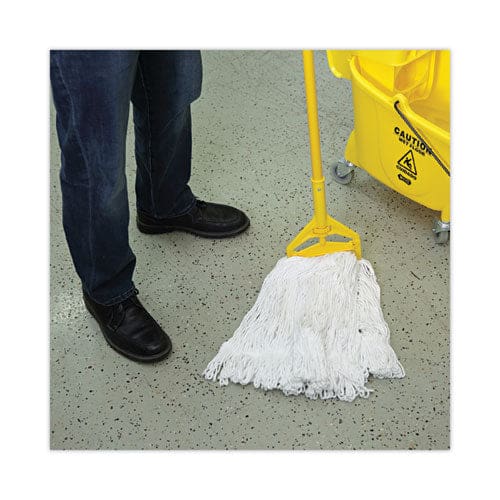 Boardwalk Pro Loop Web/tailband Wet Mop Head Rayon #24 Size White 12/carton - Janitorial & Sanitation - Boardwalk®