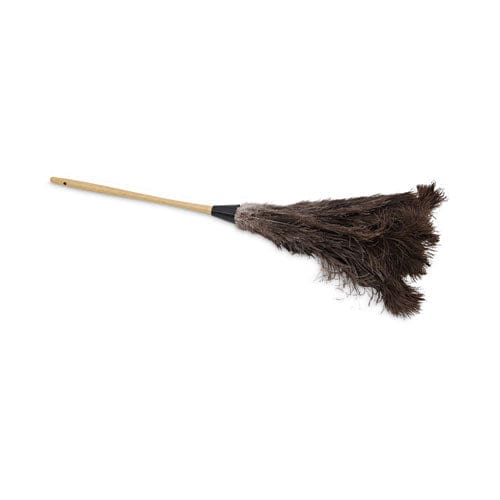 Boardwalk Professional Ostrich Feather Duster 16 Handle - Janitorial & Sanitation - Boardwalk®