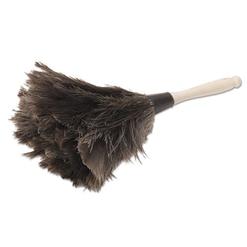 Boardwalk Professional Ostrich Feather Duster 4 Handle - Janitorial & Sanitation - Boardwalk®