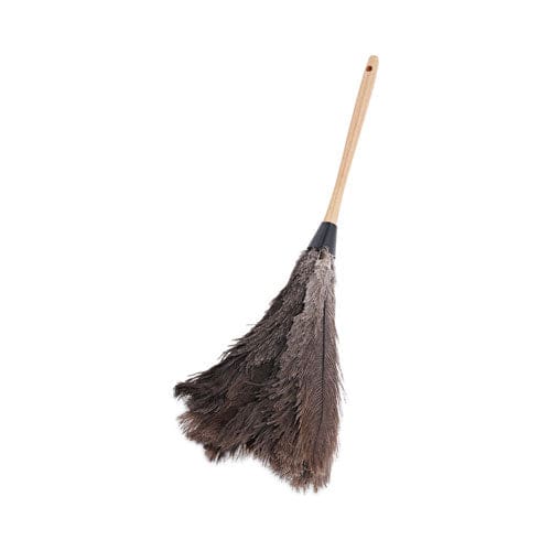 Boardwalk Professional Ostrich Feather Duster Wood Handle 20 - Janitorial & Sanitation - Boardwalk®