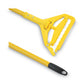 Boardwalk Quick Change Side-latch Plastic Mop Head Handle 60 Aluminum Handle Yellow - Janitorial & Sanitation - Boardwalk®