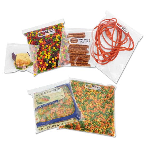 Boardwalk Reclosable Food Storage Bags 1 Qt 1.75 Mil 7 X 8 Clear 500/box - Food Service - Boardwalk®