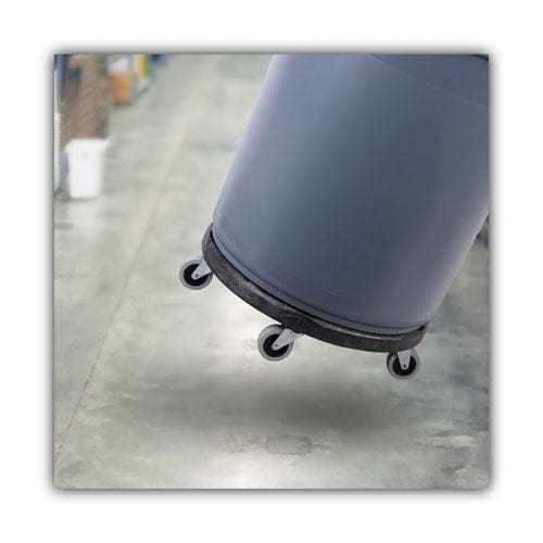 Boardwalk Refuse Container Utility Dolly 300 Lb Capacity 18.25 Diameter Gray - Janitorial & Sanitation - Boardwalk®