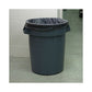 Boardwalk Round Waste Receptacle 32 Gal Linear-low-density Polyethylene Gray - Janitorial & Sanitation - Boardwalk®