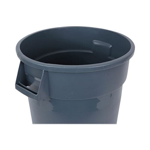 Boardwalk Round Waste Receptacle 32 Gal Linear-low-density Polyethylene Gray - Janitorial & Sanitation - Boardwalk®