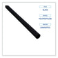 Boardwalk Single-tube Stir-straws 5.25 Polypropylene Black 1,000/pack 10 Packs/carton - Food Service - Boardwalk®