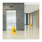 Boardwalk Site Safety Wet Floor Sign 2-sided 10 X 2 X 26 Yellow - Janitorial & Sanitation - Boardwalk®