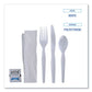 Boardwalk Six-piece Cutlery Kit Condiment/fork/knife/napkin/spoon Heavyweight White 250/carton - Food Service - Boardwalk®