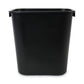 Boardwalk Soft-sided Wastebasket 14 Qt Plastic Black - Janitorial & Sanitation - Boardwalk®