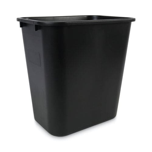 Boardwalk Soft-sided Wastebasket 28 Qt Plastic Black - Janitorial & Sanitation - Boardwalk®