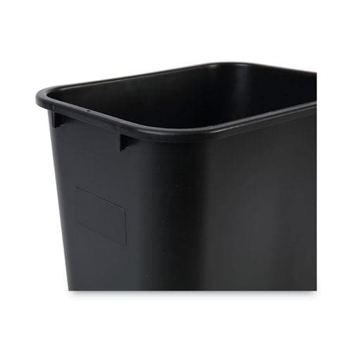 Boardwalk Soft-sided Wastebasket 28 Qt Plastic Black - Janitorial & Sanitation - Boardwalk®