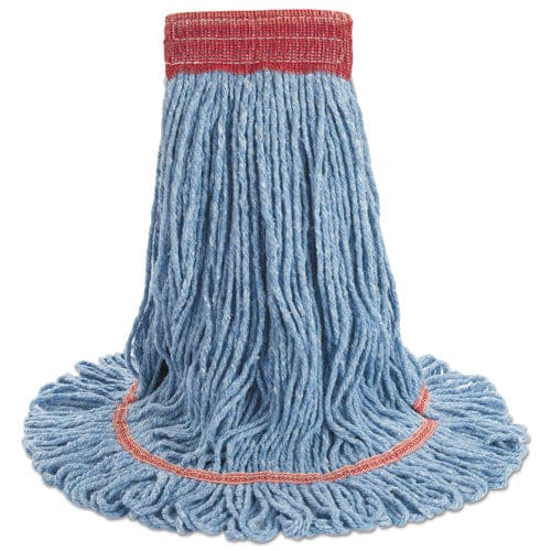 Boardwalk Super Loop Wet Mop Head Cotton/synthetic Fiber 5 Headband Large Size Blue 12/carton - Janitorial & Sanitation - Boardwalk®