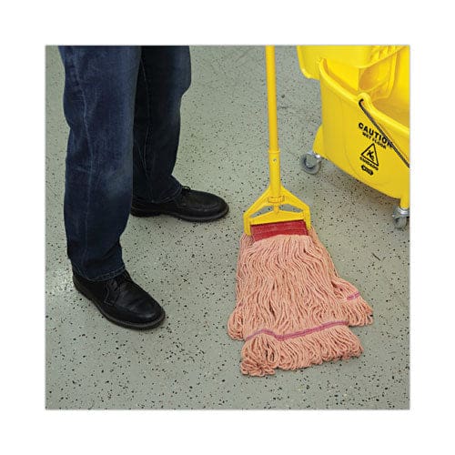 Boardwalk Super Loop Wet Mop Head Cotton/synthetic Fiber 5 Headband Large Size Orange 12/carton - Janitorial & Sanitation - Boardwalk®