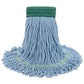 Boardwalk Super Loop Wet Mop Head Cotton/synthetic Fiber 5 Headband Medium Size Blue - Janitorial & Sanitation - Boardwalk®