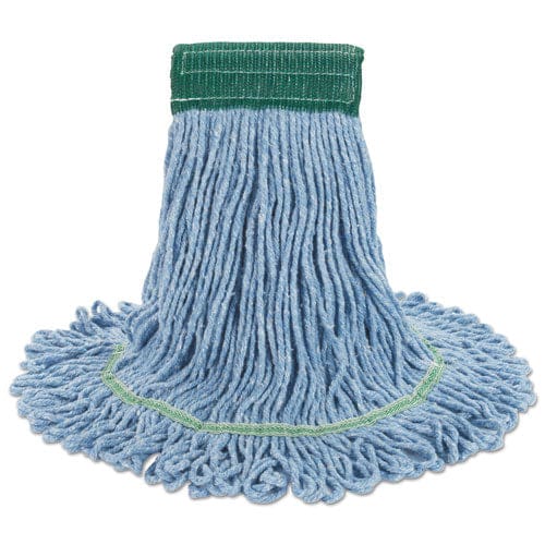 Boardwalk Super Loop Wet Mop Head Cotton/synthetic Fiber 5 Headband Medium Size Blue - Janitorial & Sanitation - Boardwalk®