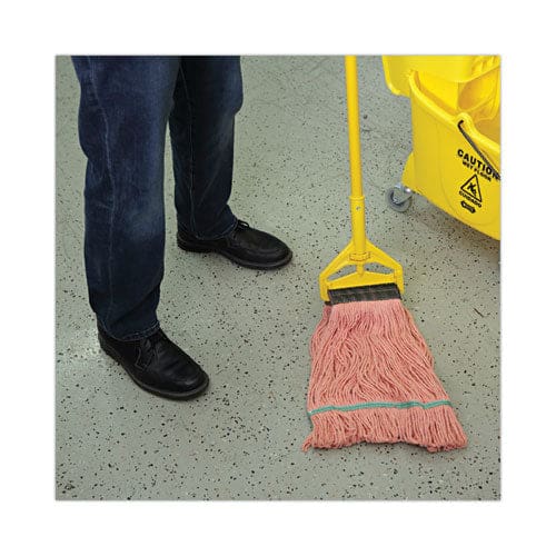 Boardwalk Super Loop Wet Mop Head Cotton/synthetic Fiber 5 Headband Medium Size Orange 12/carton - Janitorial & Sanitation - Boardwalk®