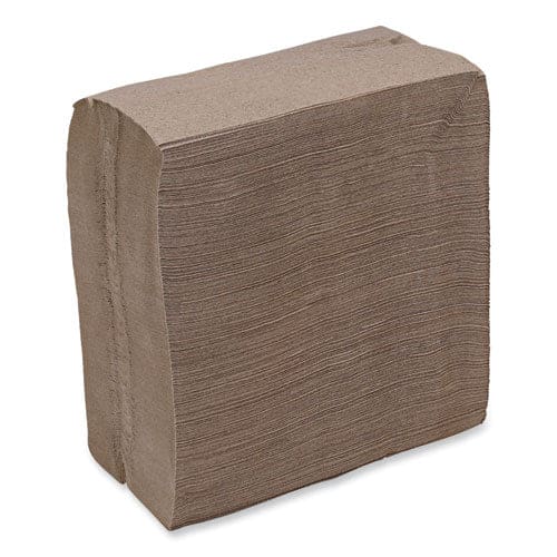 Boardwalk Tall Fold Dispenser Napkins 1-ply 13 X 6 Kraft 500/pack 20 Packs/carton - Food Service - Boardwalk®