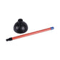 Boardwalk Toilet Plunger 18 Plastic Handle 5.63 Dia Red/black 6/carton - Janitorial & Sanitation - Boardwalk®