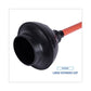 Boardwalk Toilet Plunger 18 Plastic Handle 5.63 Dia Red/black - Janitorial & Sanitation - Boardwalk®