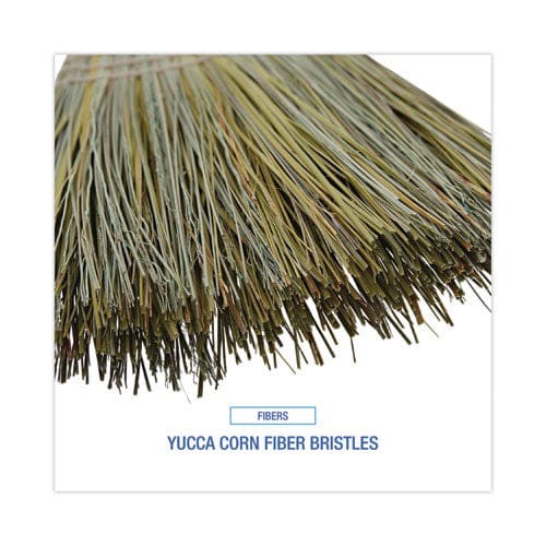 Boardwalk Warehouse Broom Yucca/corn Fiber Bristles 56 Overall Length Natural - Janitorial & Sanitation - Boardwalk®