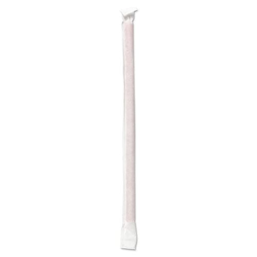 Boardwalk Wrapped Giant Straws 10.25 Polypropylene Clear 1,000/carton - Food Service - Boardwalk®