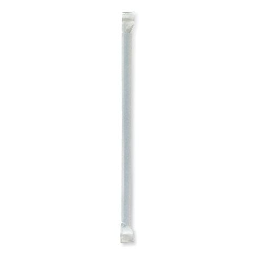 Boardwalk Wrapped Jumbo Straws 7.75 Polypropylene Black 250/pack 50 Packs/carton - Food Service - Boardwalk®