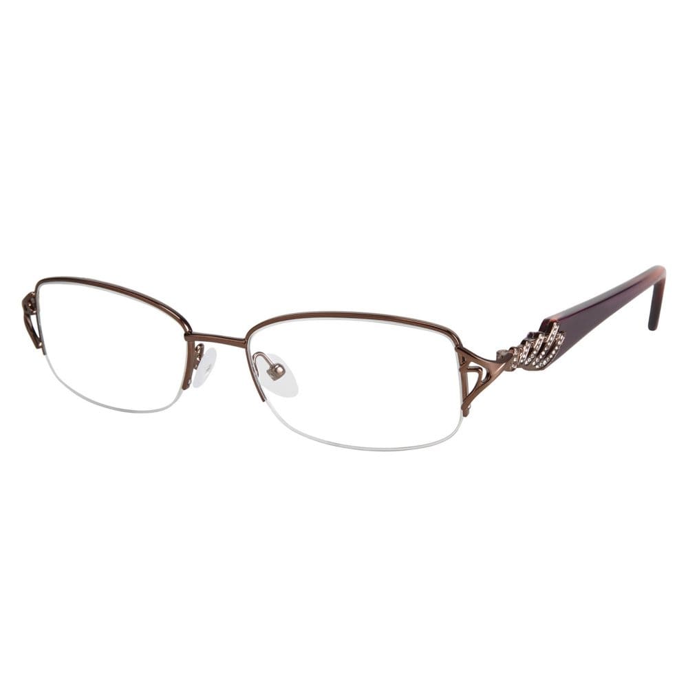 Bob Mackie B100 Eyewear Brown - Prescription Eyewear - Bob Mackie