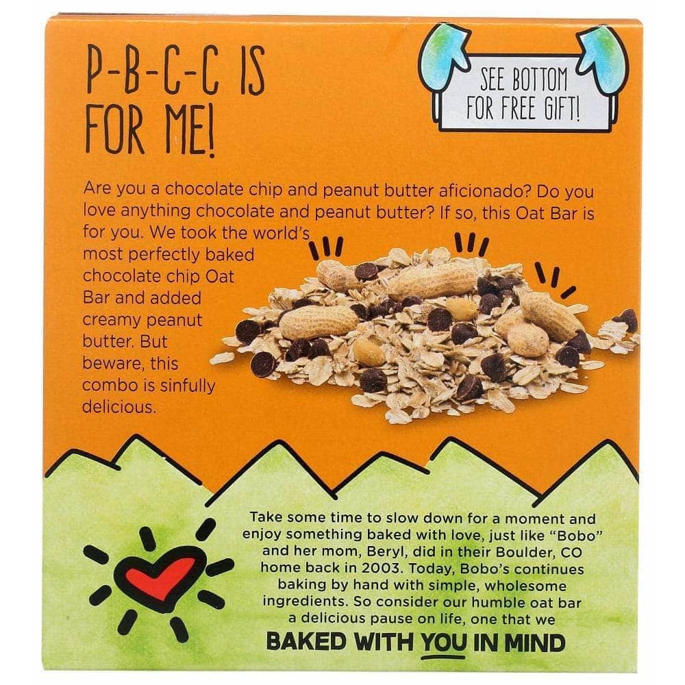 Bobos Oat Bars Bobo's Peanut Butter Chocolate Chip 4 Pack Oat Bars, 12 oz