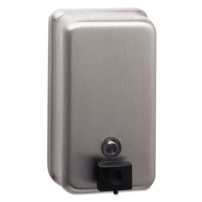 Bobrick Classicseries Surface-mounted Soap Dispenser 40 Oz 4.75 X 3.5 X 8.13 Stainless Steel - Janitorial & Sanitation - Bobrick