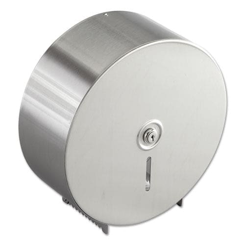 Bobrick Jumbo Toilet Tissue Dispenser 10.66 X 4.5 X 10.63 Silver - Janitorial & Sanitation - Bobrick