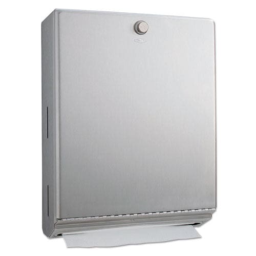 Bobrick Surface-mounted Paper Towel Dispenser 10.75 X 4 X 7.13 Stainless Steel - Janitorial & Sanitation - Bobrick