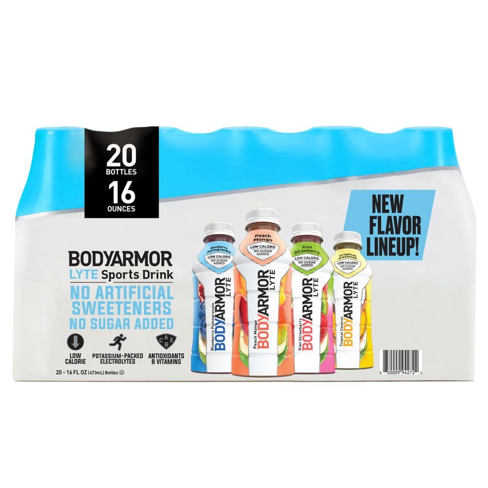 BODYARMOR LYTE Sports Drink Variety Pack (16 fl. oz. 20 pk.) - Sports Drinks & Enhanced Waters - BODYARMOR LYTE