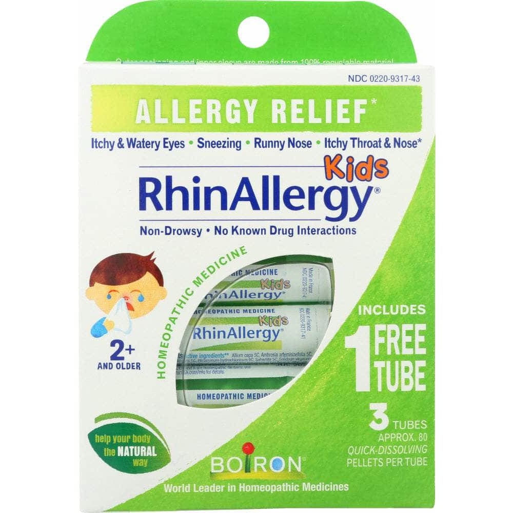 BOIRON Boiron Rhinallergy Kids Pellets, 3 Pc