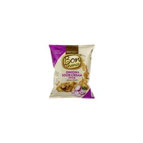 BON CHANCE Bread Chips with Sour cream & onions 4.23 oz. (120 g.) - Bon Chance