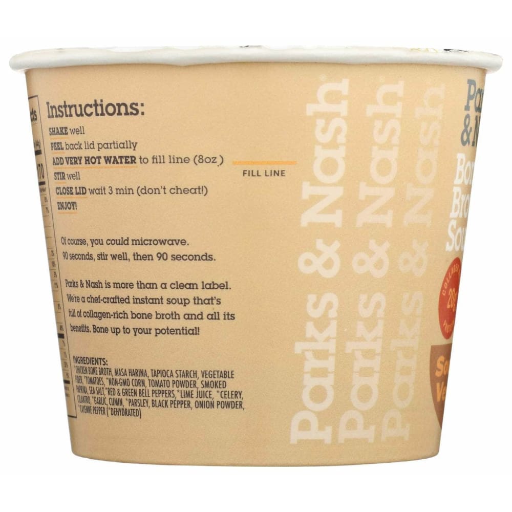 BONE BROTH SOUP Grocery > Soups & Stocks BONE BROTH SOUP: Southwest Vegetable Soup, 1.55 oz