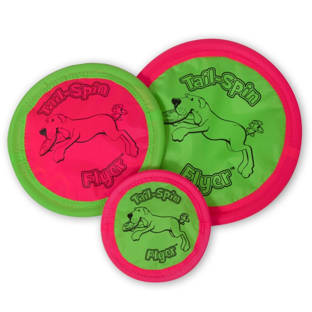 Booda Tail Spin Flyer Dog Toy Multi-Color 10 in - Pet Supplies - Booda
