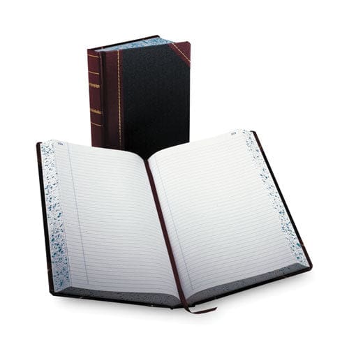 Boorum & Pease Account Record Book Record-style Rule Black/red/gold Cover 13.75 X 8.38 Sheets 500 Sheets/book - Office - Boorum & Pease®