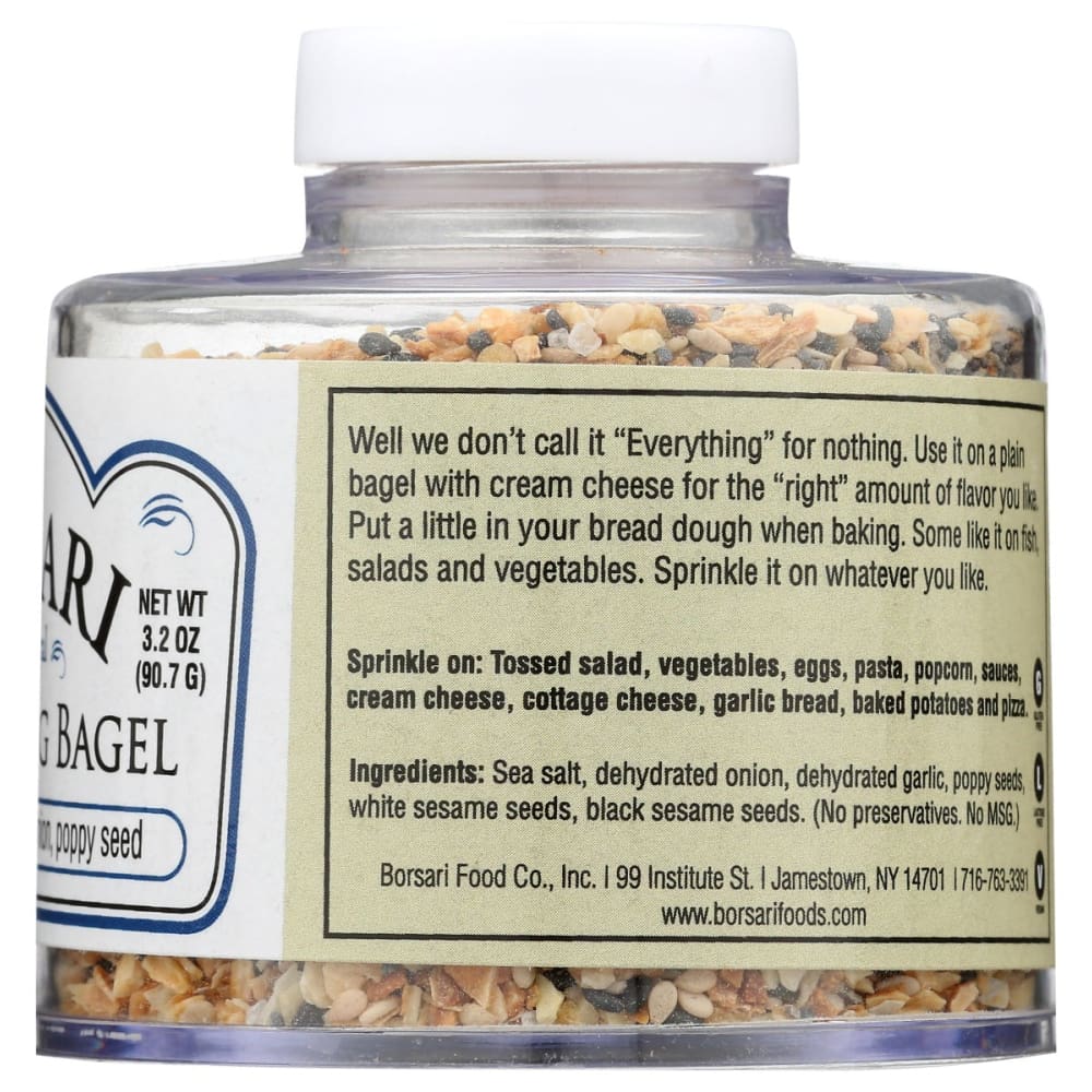 BORSARI: Everything Bagel Seasoning 3.2 oz - Grocery > Cooking & Baking > Seasonings - BORSARI