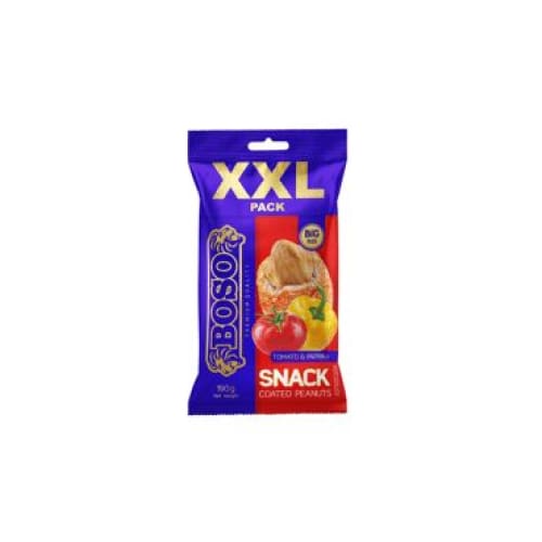 BOSO XXL Tomatoes Flavor Coated Peanuts 6.7 oz. (190 g.) - Boso