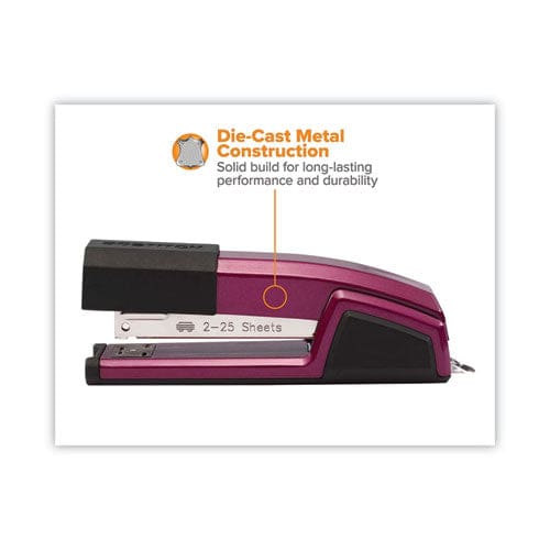 Bostitch Epic Stapler 25-sheet Capacity Magenta - School Supplies - Bostitch®