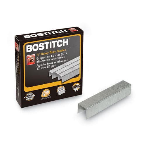 Bostitch Heavy-duty Premium Staples 0.5 Leg 0.5 Crown Steel 1,000/box - Office - Bostitch®