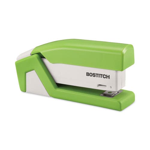 Bostitch Injoy Spring-powered Compact Stapler 20-sheet Capacity Green - School Supplies - Bostitch®