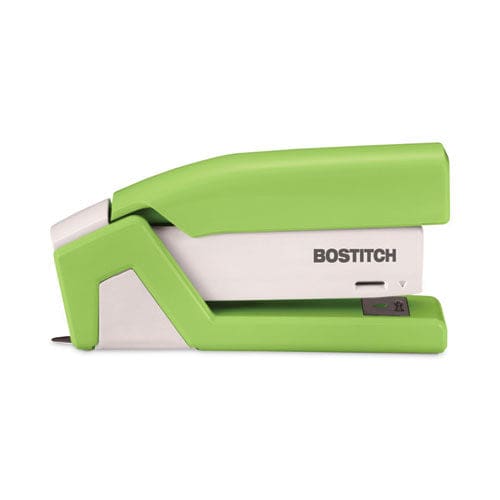 Bostitch Injoy Spring-powered Compact Stapler 20-sheet Capacity Green - School Supplies - Bostitch®