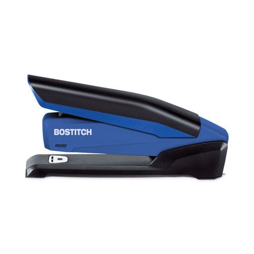 Bostitch Inpower Spring-powered Desktop Stapler With Antimicrobial Protection 20-sheet Capacity Blue/black - School Supplies - Bostitch®