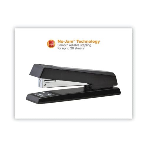 Bostitch No-jam Premium Stapler 20-sheet Capacity Black - School Supplies - Bostitch®