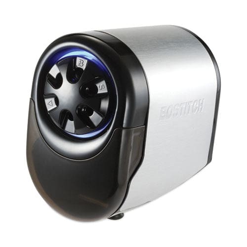 Bostitch Quietsharp Glow Classroom Electric Pencil Sharpener Ac-powered 6.13 X 10.69 X 9 Silver/black - School Supplies - Bostitch®