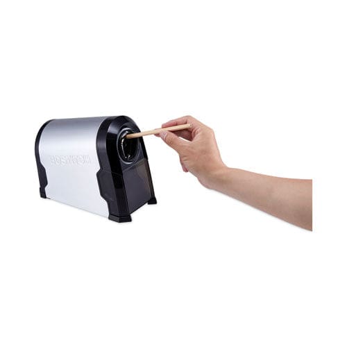 Bostitch Super Pro Glow Commercial Electric Pencil Sharpener Ac-powered 6.13 X 10.63 X 9 Black/silver - School Supplies - Bostitch®